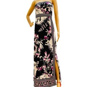 White House Black Market Purple Maxi Dress